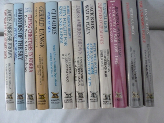 SOUTH AFRICANS AT WAR - ASHANTI SERIES 12 VOLUMES