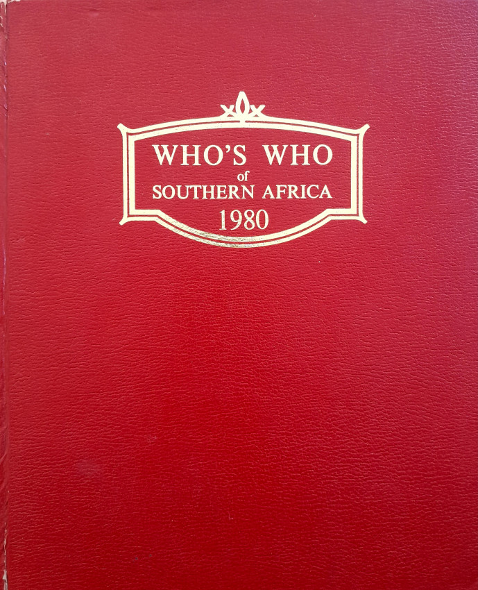 WHO'S WHO OF SOUTHERN AFRICA 1980