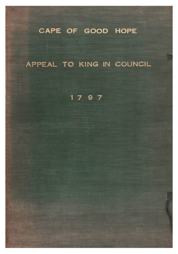 APPEAL TO THE KING IN COUNCIL