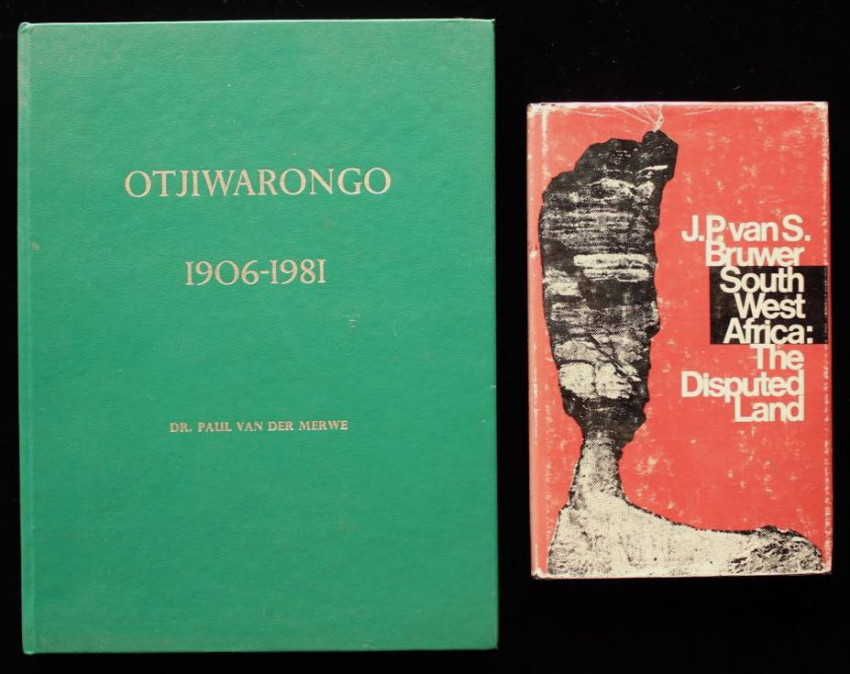 1.) OTJIWARONGO 1906-1981  &  2.) SOUTH WEST AFRICA: THE DISPUTED LAND (1966) - inscribed by the author