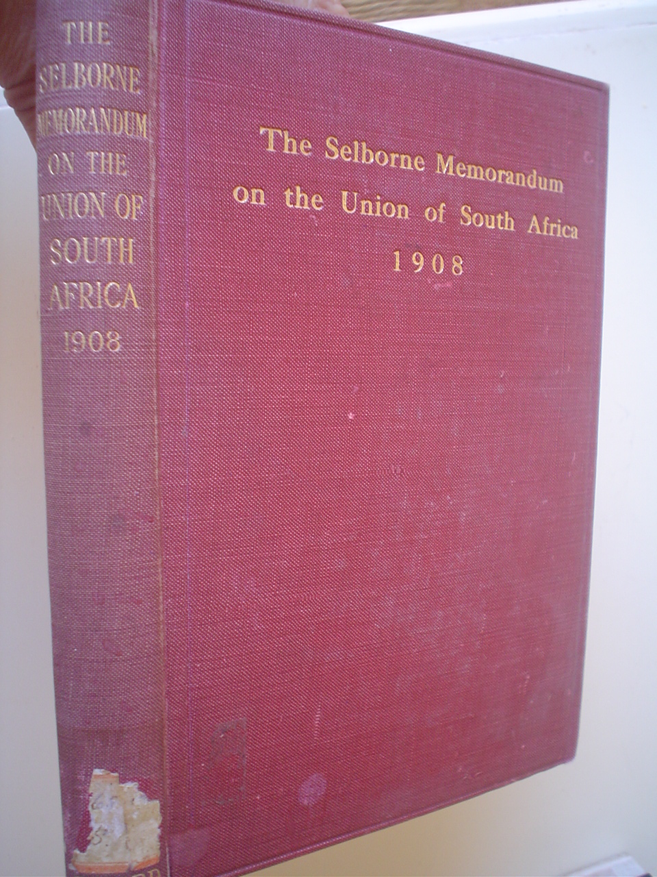 The Selborne Memorandum; A Review Of The Mutual Relations Of The