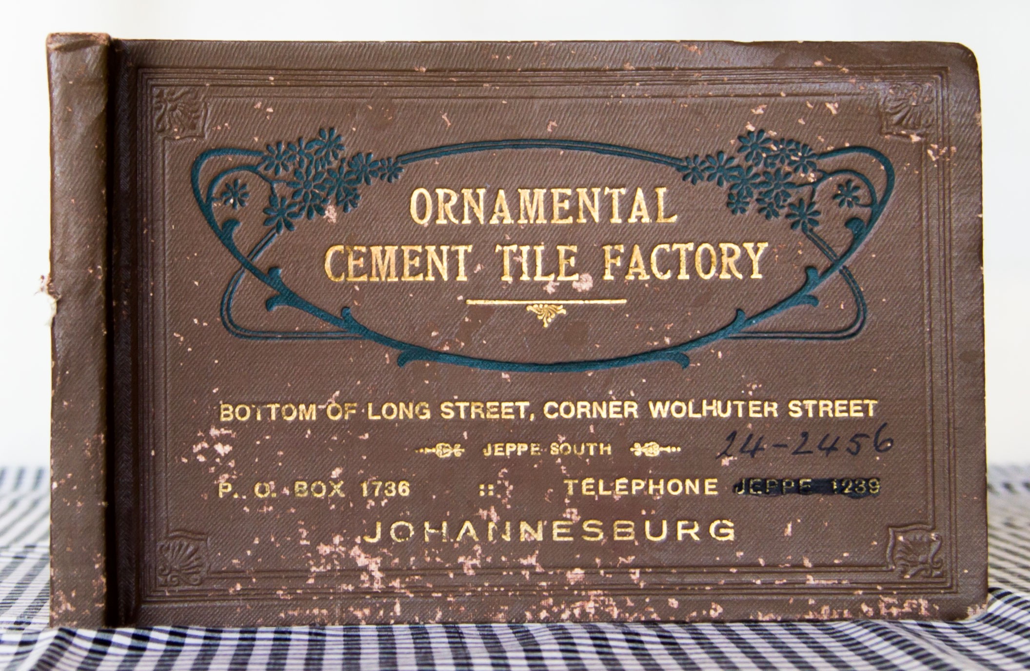 Catalogue. Johannesburg Ornamental Cement Tile Factory [1940s