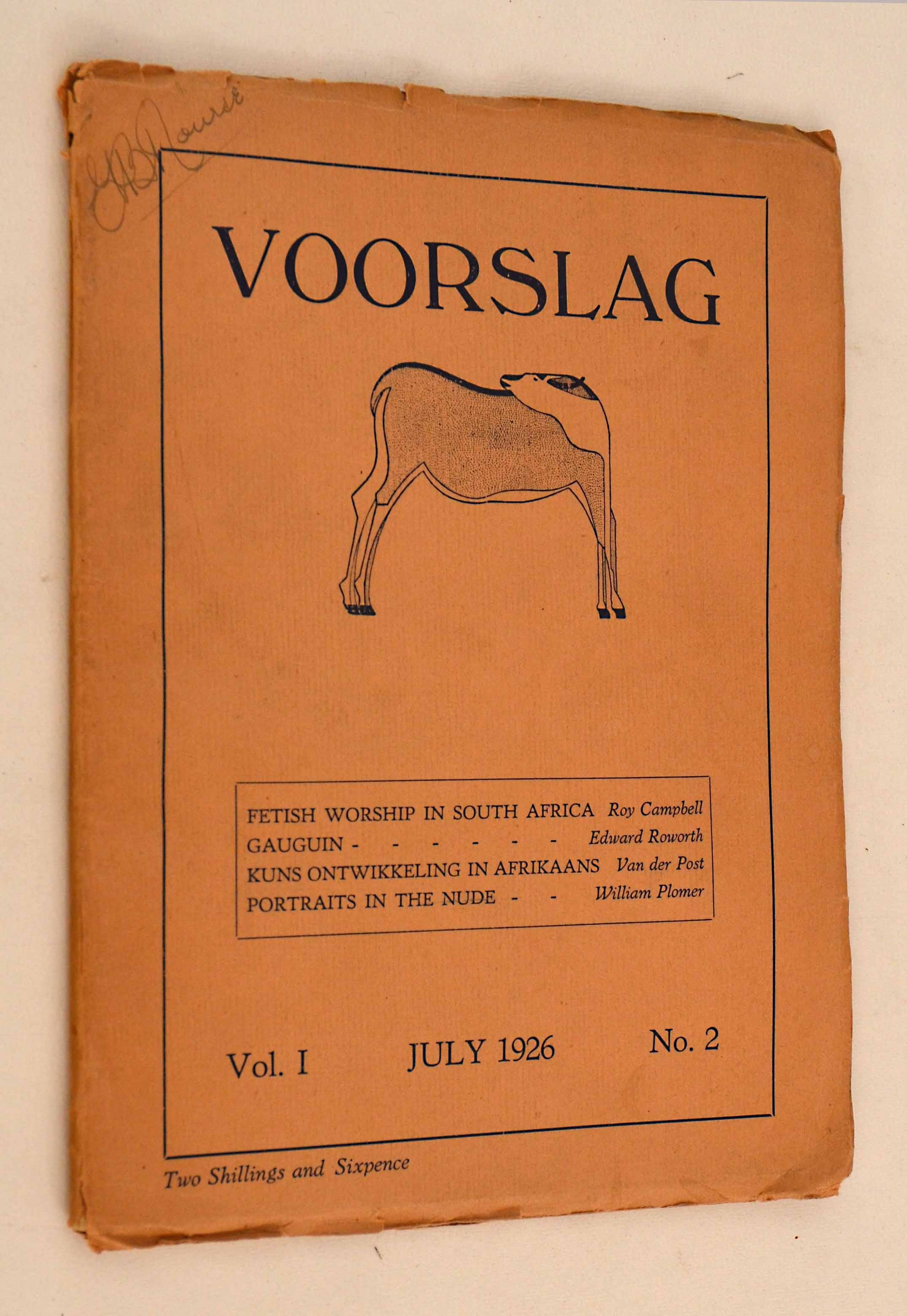 Voorslag Vol 1 No 2 Auction 62 AntiquarianAuctions