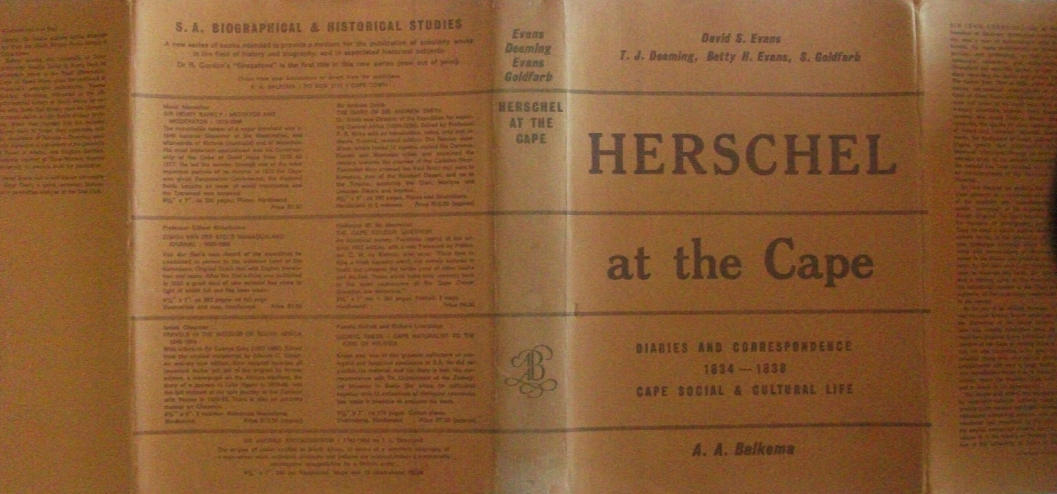 Herschel At The Cape 18341838 Auction 67