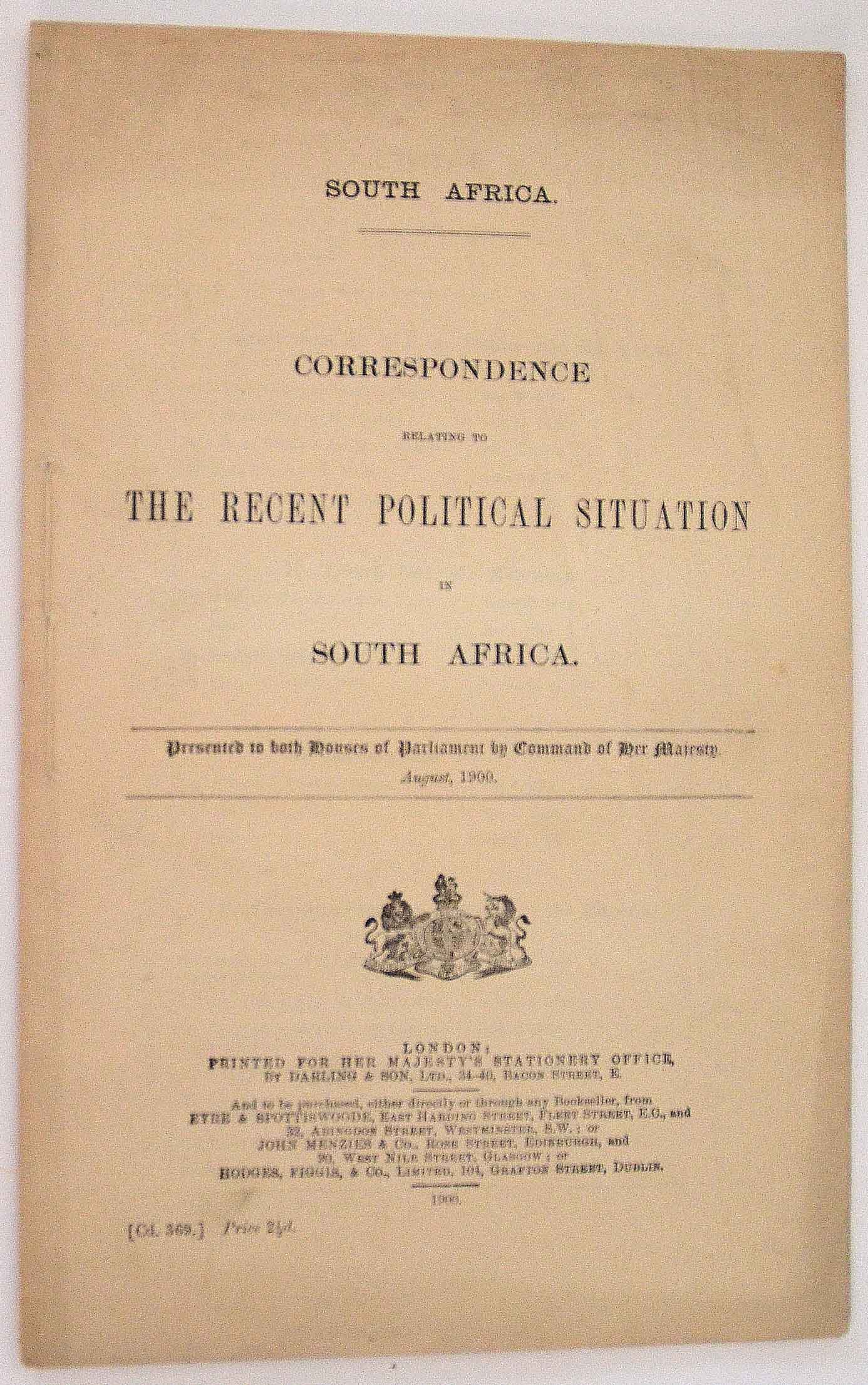 Boer war map picture