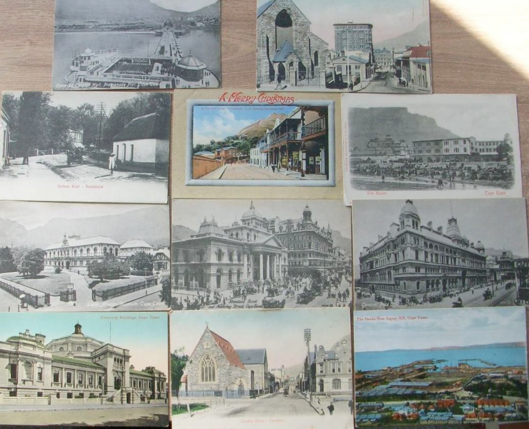 19 Vintage Postcards Of Cape Town & Environs Circa 190617 Auction