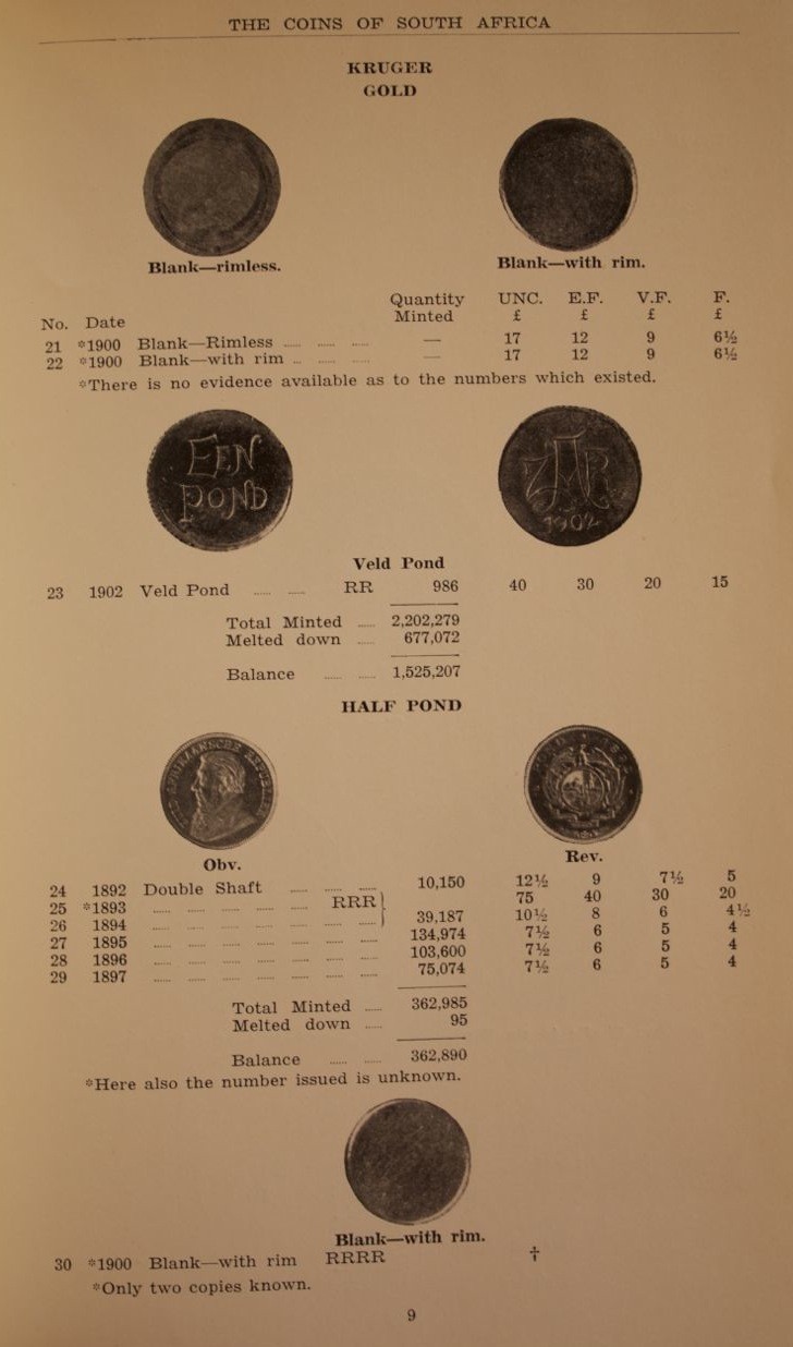 Catalogue Of The Coins Of South Africa (limited & Signed De Luxe