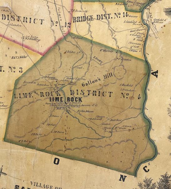 Map Of The Town Of Salisbury Litchfield Co. Connecticut Surveyed
