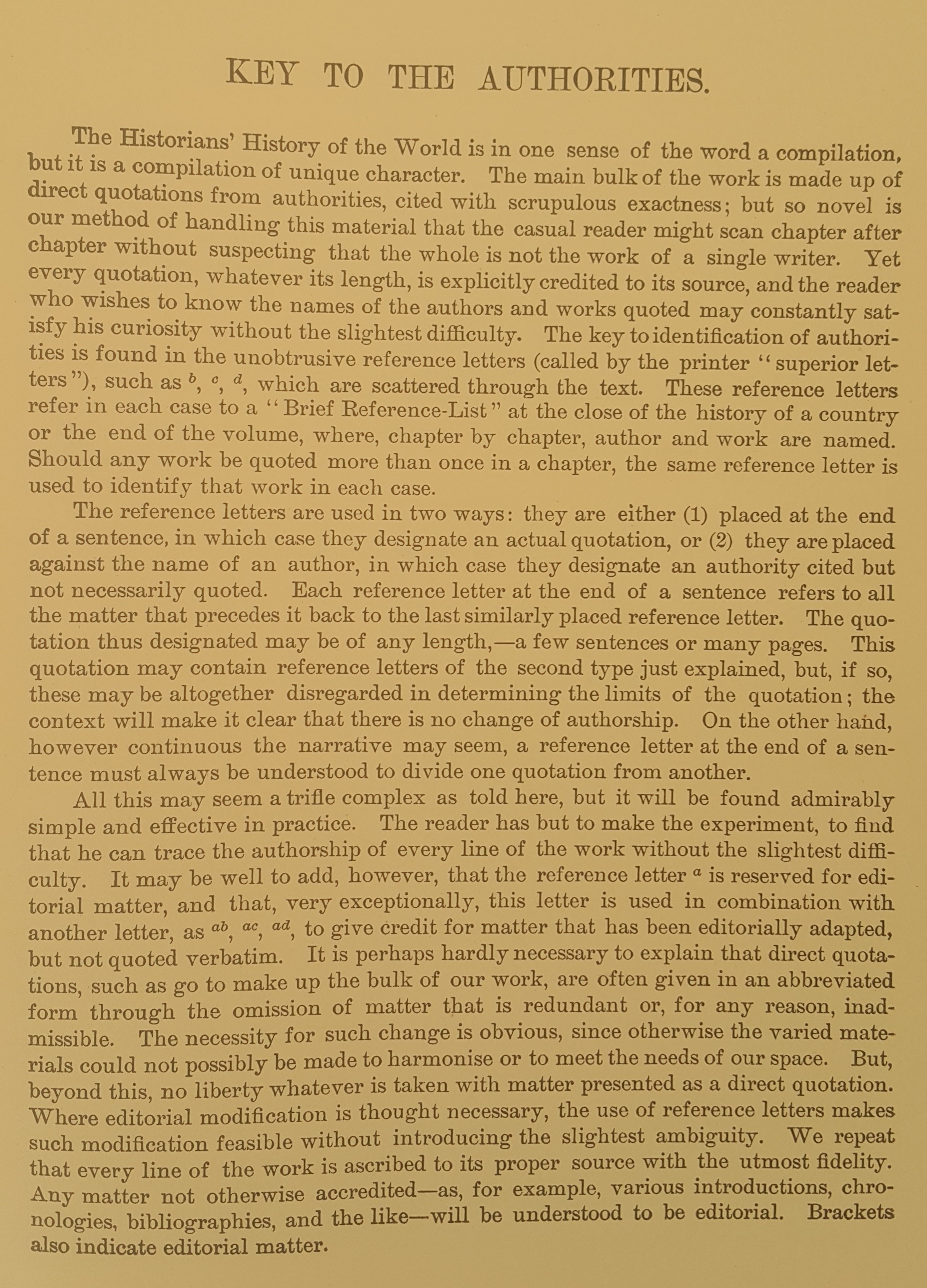 The Historians' History Of The World. (in 25 Volumes.) Auction 85