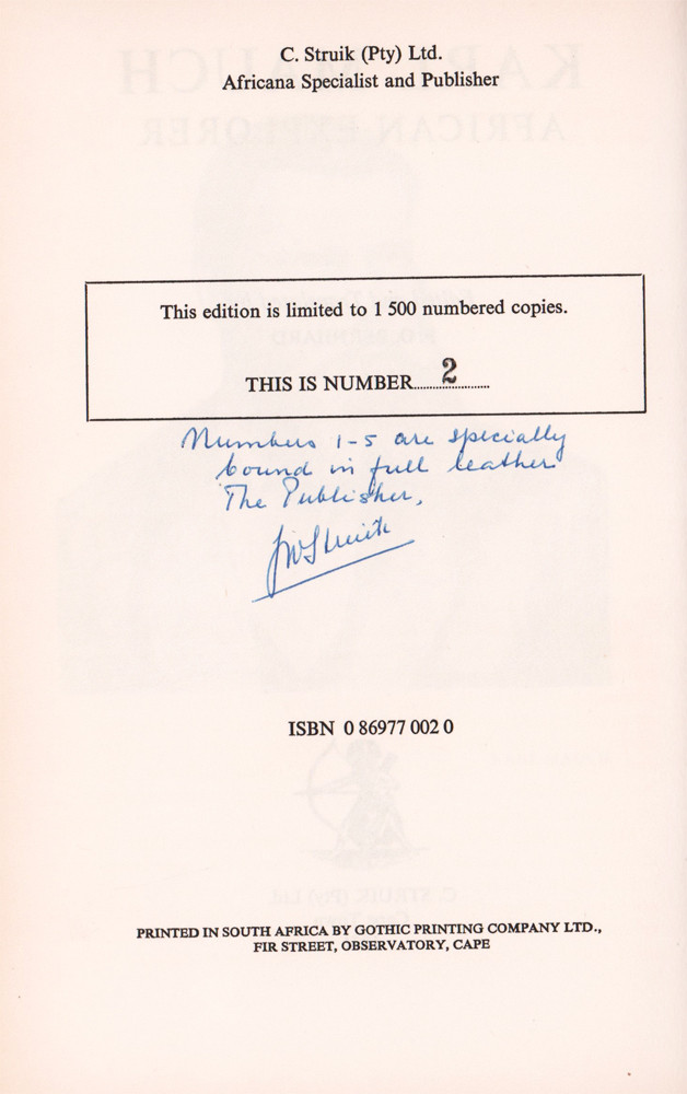 Karl Mauch Auction 92