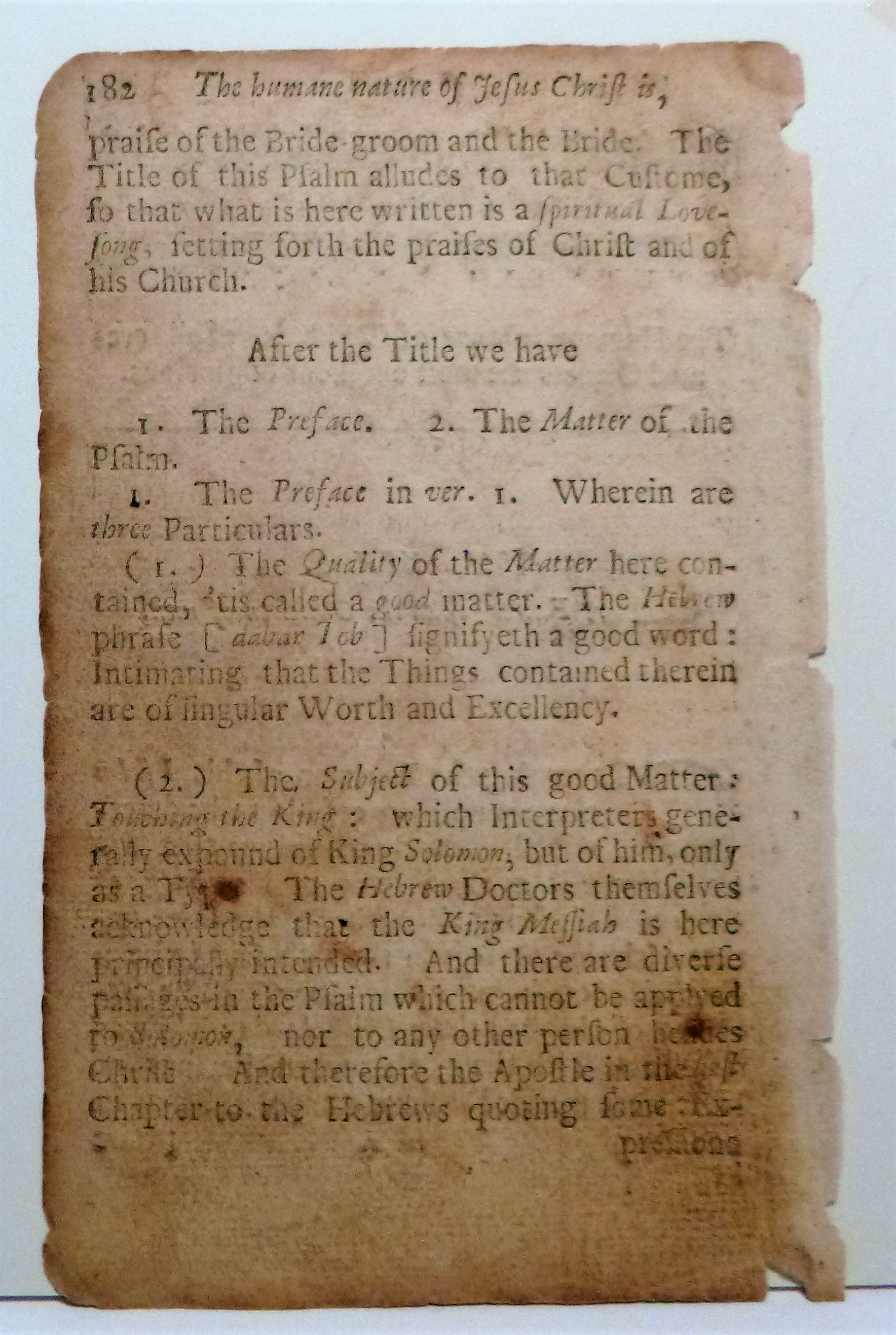 From An Increase Mather Sermon Of 1685 Auction 8