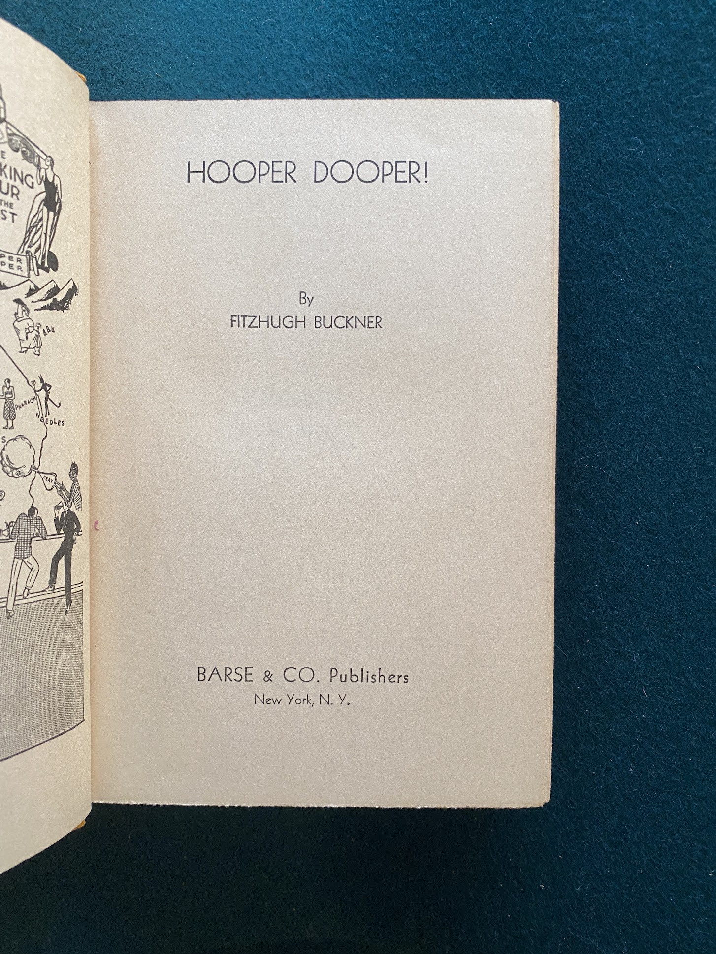 Hooper Dooper ! A Drinking Tour Of The West 1930 Auction 10
