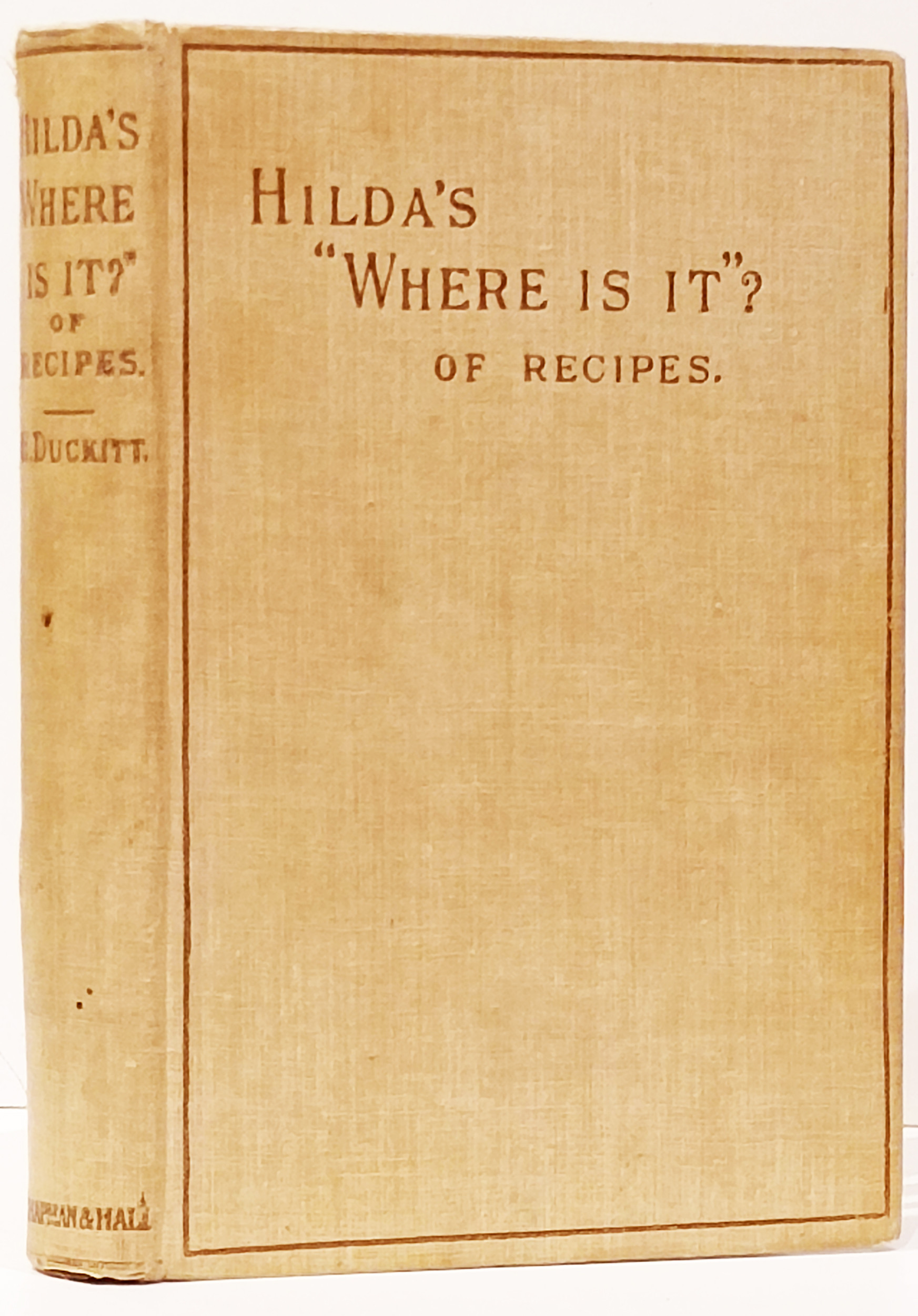 Hilda's "where Is It?" Of Recipes Auction 101