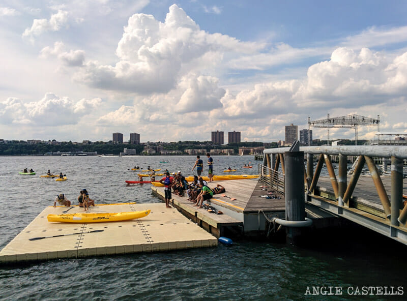 Kayak gratis en Nueva York - Río Hudson Pier 96