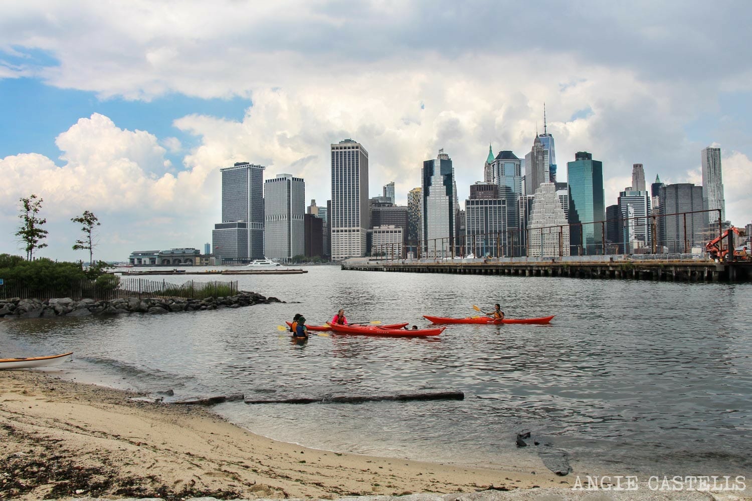 Kayak gratis en Nueva York muelles e información