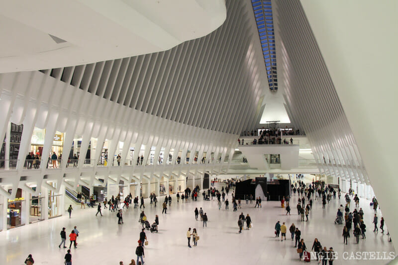 El Oculus, estación y centro comercial en el World Trade Center