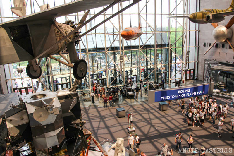 Guia Washington DC Que ver Excursion desde Nueva York Museo del Aire y el Espacio