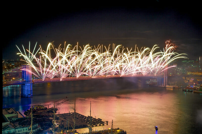 Dónde ver los fuegos artificiales del 4 de julio en Nueva York