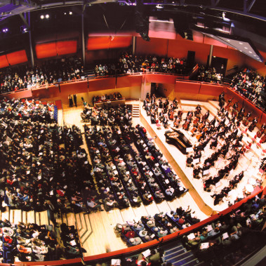 View inisde The Anvil auditorium with classical concert