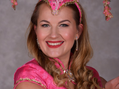 Ashleigh Mackness dressed as Princess Jasmine