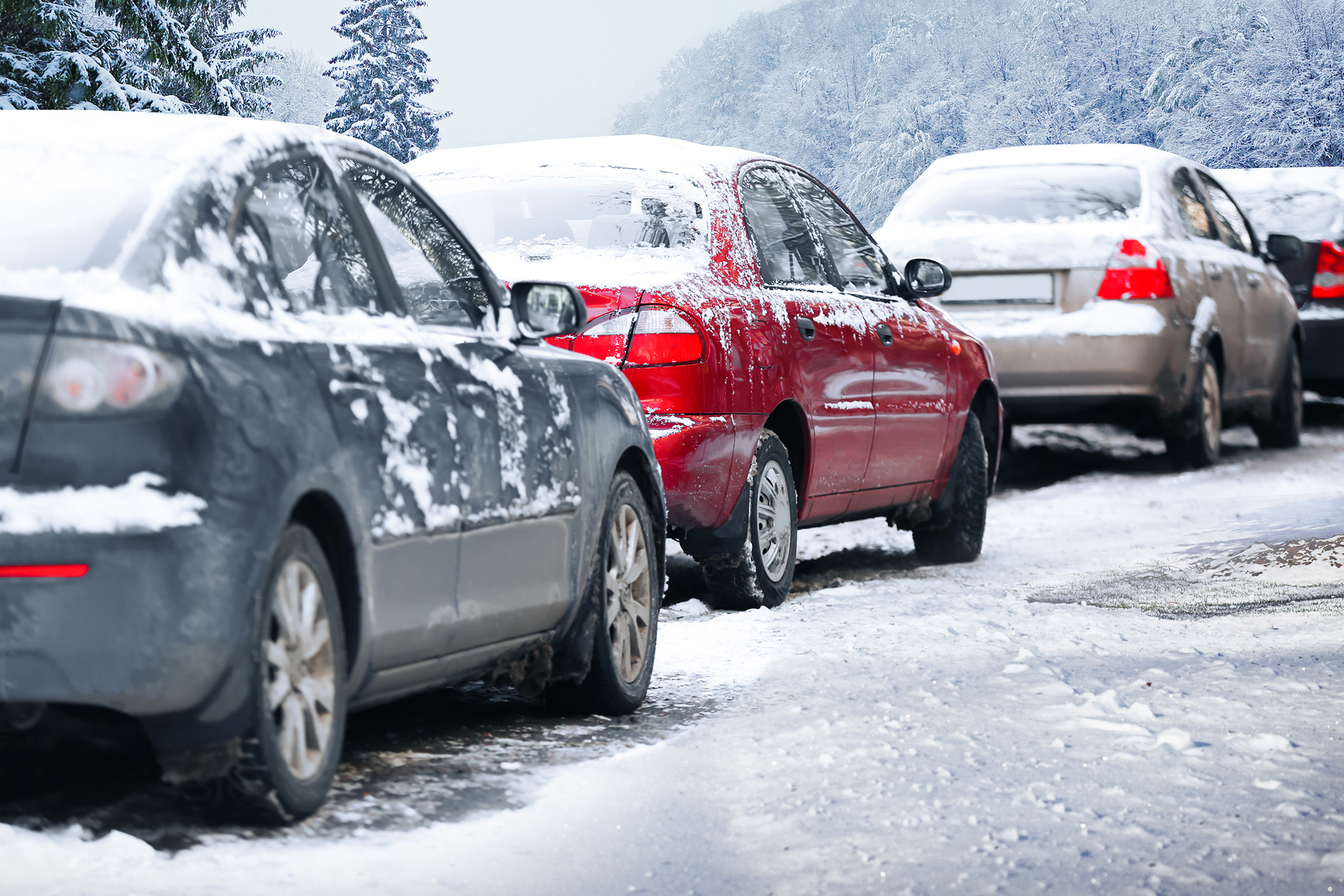 Winter Traffic Jam