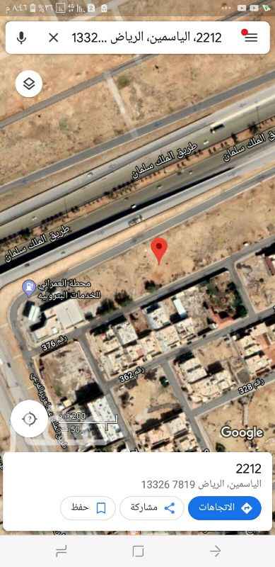 1377026 أرض تجارية للبيع على طريق الملك سلمان بحي الياسمين..
مساحة ٣٧٥٠م..
عبارة عن شريط ست قطع تجارية بصك واحد..
شمالي شارع عرض ١٠٠م..
شرقي شارع عرض ١٠م ممر..
جنوبي شارع عرض ١٥م..
الاطوال:
على الملك سلمان بطول ٧٥م..
وبعمق تقريبي ٥٠م..
السوم وصل ٥٦٠٠ ريال..
للتواصل الإتصال على الرقم 0500007597 وعند عدم أرجوا التواصل واتس على نفس الرقم..