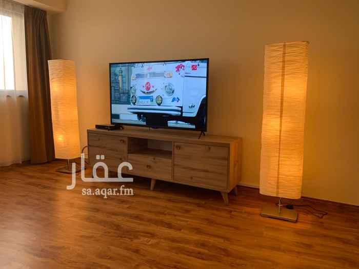 1518154 شقه ثلاث غرف وصاله مؤثثه بالكامل شامل جميع خدمات الابراج وخدمات الكهرباء والماء والصيانه يوجد خصم للسداد المبكر