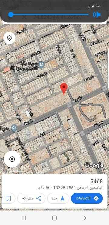 1589530 Unnamed Road, الياسمين
Unnamed Road, الياسمين، الرياض 13325
https://maps.app.goo.gl/jfXrqp4Jkfaq7siu5
للبيع قطعة ارض تجاري فرصة بسعر السكني في الياسمين مربع٥
تجاري صافي
المساحة ٤٩٥٨م
الأطوال ٧٤×٦٧
البيع ٢٦٠٠
شارع ٣٦ جنوبي ١٥شمالي ممر ١٠ شرقي