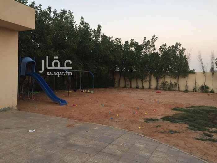 1637231 للبيع استراحه في بنبان يوجد فيها فيلا متكاملة ومساحات خضراء وصالات ضيافة