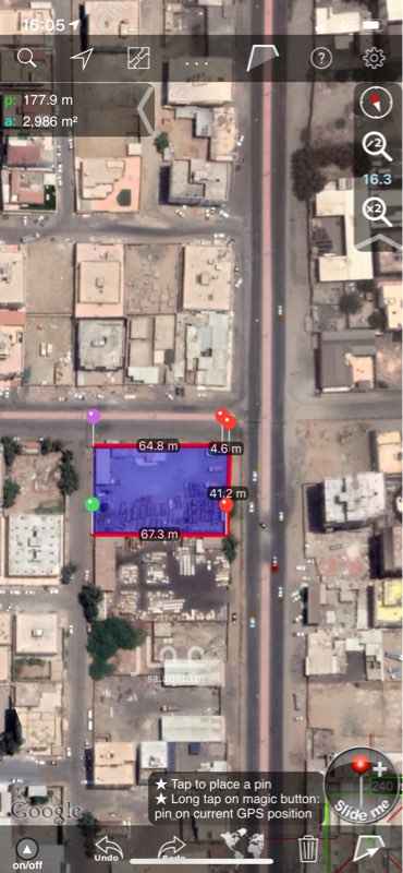 1685301 أرض للإيجار بمده زمنية لاتزيد عن سنتين.