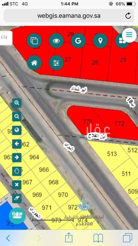 1735585 ٣ اراضي مجهزه لعمل قبو
مساحة الارض الواحده 691