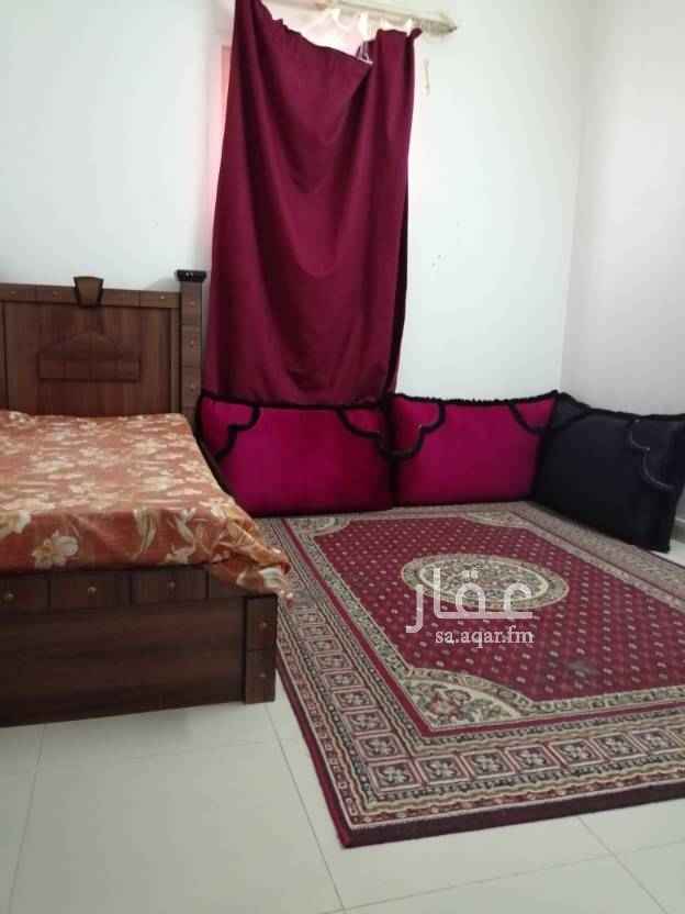 1509874 غرفه وحمام ومطبح داخلي خاص مفروشه عزاب ١٢٠٠ريال شامل المياه والكهرباء وانترنت ع طريق جابر حي اشبيليا