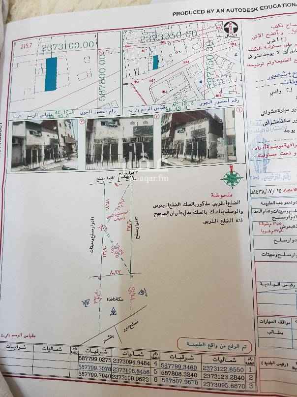 1567241 📍منزل ورثة للبيع بصك 📍
الموقع
داخل حد الحرم على شارع تجاري نافذ شارع الحج مدخل وادي جليل
المساحة.
٢٤٢ متر مربع و٤٧ سم
مبني فيها..
1-- بيت وغرف شعبيه للعزاب دور ارضي + ملحق بالسطح + ٢محل دكاكين عالشارع
علمآ ان.
دخل المحلات فالسنة ثلاثين الف وهي فارغة الان
دخل الغرف ٢٤ الف للجزء المستأجر والجزء الآخر فارغ
المطلوب》مليون وميتين ألف ريال
علمآ بأنها قدرت٢مليون قبل لا يطيح العقار
سبب البيع ورثة ...؟!
للتواصل / 0502189665 ياسر