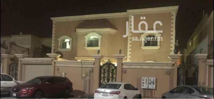 1357514 للايجار فله دورين تتكون من مجلس ومقلط وصاله ومجلس حريم وخمس غرف وحوش وكراج