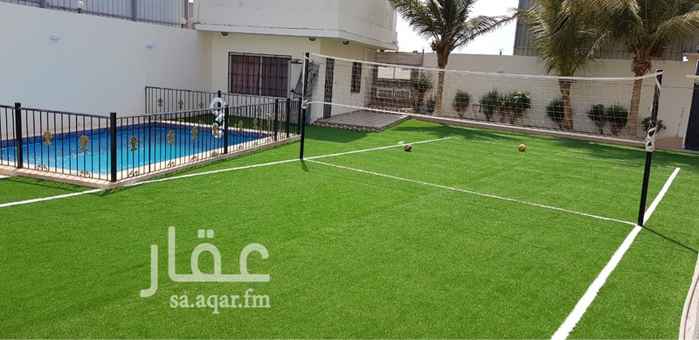 1317485 يوجد لدينا استراحه للايجار اليومي او الشهري او السنوى في حي الياقوت (لؤلوة ابحر ) الايجار اليومى ١٠٠٠ ريال والسنوى٦٠ الف مساحه٧٥٠ متر