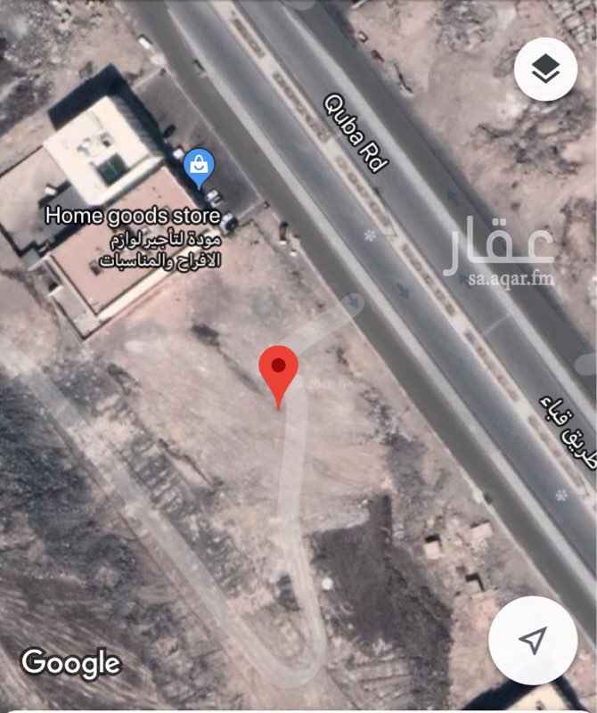 1356802 ارض تجارية على طريق قباء واجهة شرقية طريق قباء بعرض ٦٤م وواجهة غربية على شارع بعرض ٢٥م
طول الواجهة ٢٧.٥ م