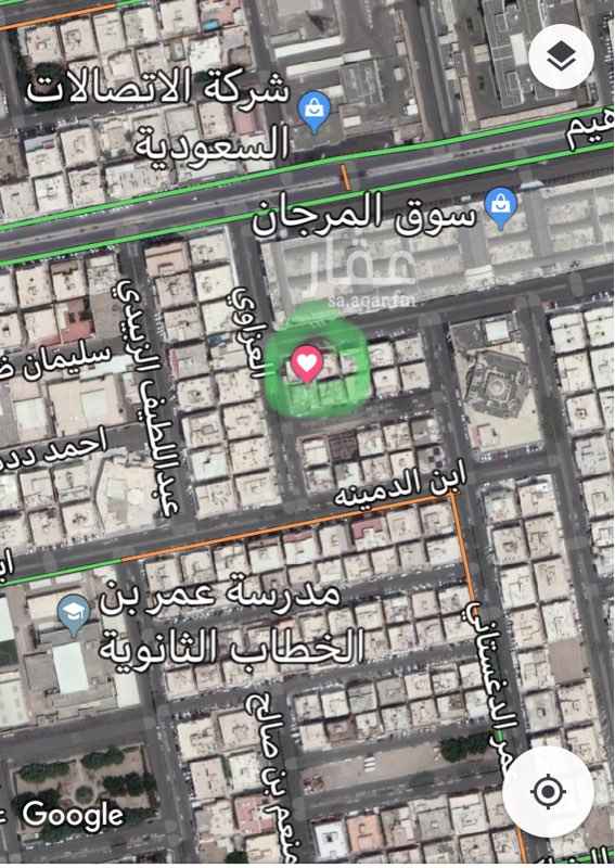 1293783 بيت في موقع ممتاز جداً في منطقة عمائر 6 أدوار بالصفا خلف سوق المرحان مباشرة على شارعين 20 م وقريب جداً من مسجد عمر وبمنطقة حيوية مليئة بالأسواق والمدارس مناسب جداً للتاجير أو إعادة البناء لستة أدوار او شقق تمليك وبسعر مميز جداً جداً مطلوب 1400000