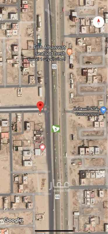 1742458 ارض زاوية تجارية في القرينية طريق جدة/جيزان السريع مساحة ١٠٦٥ متر مربع يوجد كروكي ورخصة بناء للجادين فقط من المالك مباشرة