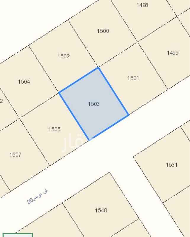 1757265 مخطط الخير ٣٥٣٨
رقم القطعة ١٥٠٣
الشارع ٢٠ جنوبي
المساحة ٧٥٠ متر