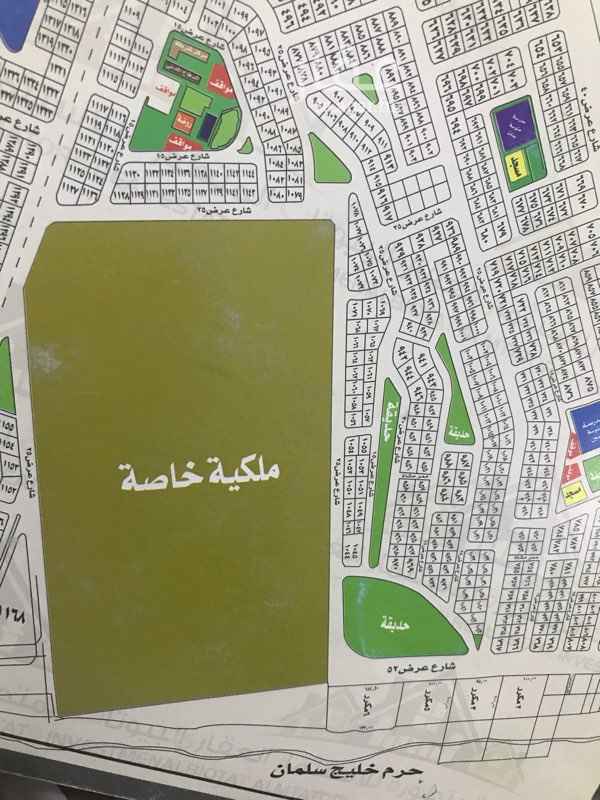 1764861 قطعة رقم 1008 مخطط 3 / ج / س حي ذهبان مساحتها 750 متر على شارع شمالي 25 السعر المطلوب أربعمائة الف ريال مباشر من المالك