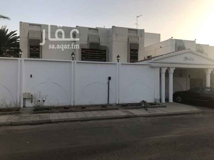 1504959 فيلا بمشروع الامير فواز الشمالي دورين وملحق وحديقة وغرفة حارس وغرفة شغالة ومواقف سيارات وشجر مثمر ونخيل