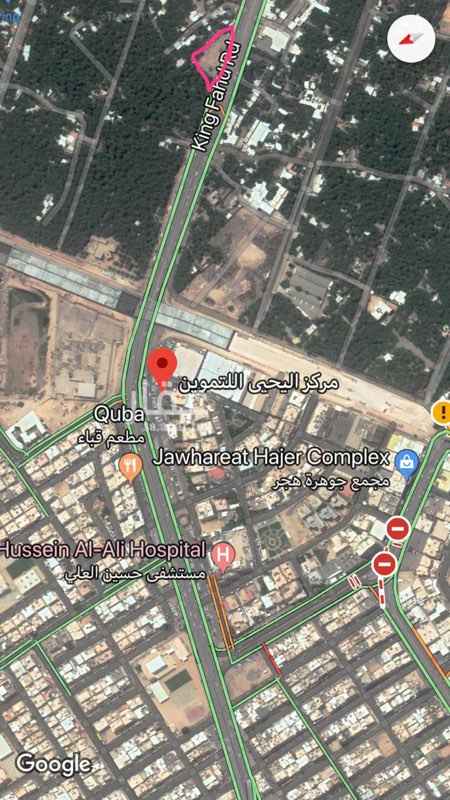 1547871 ارض زراعية على الشارع التجاري المؤدي الى شارع المسلخ الايجار 25000 الف والمدة 25 سنة والرغبة 60000 الف الموقع مصرح له باي نشاط تجاري