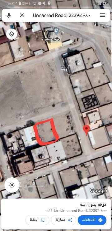 1453306 ارض في الحرازات (مخطط الأفق )مساحتها ٧٥٠ متر على شارع واحد وحدودها عماير والحي هادئ ..واجهه شمالية من المالك مباشرة ..الموقع دقيق ..