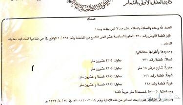1552274 ارض بحي الضاحية ١٦ / ٩ واجهه جنوب شارع ١٨
للاستفسار الاتصال على الرقم 0506850582