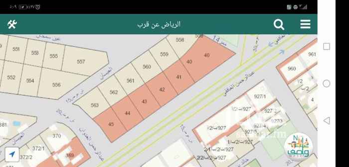 1627873 للبيع موقع مميز على مخرج 11 عبدالرحمن الغافقي
الموقع على اربع شوارع ويوجد تصريح مجمع تجاري