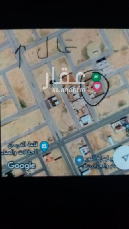 1412167 ارض للبيع مخطط الامانه
15 شرقي 15 جنوبي 20 غربي
يوجد فيها ملاحق استراحة
شرق طريق الملك عبدالعزيز
حد1500
الموقع غير دقيق
مباشر مع المالك