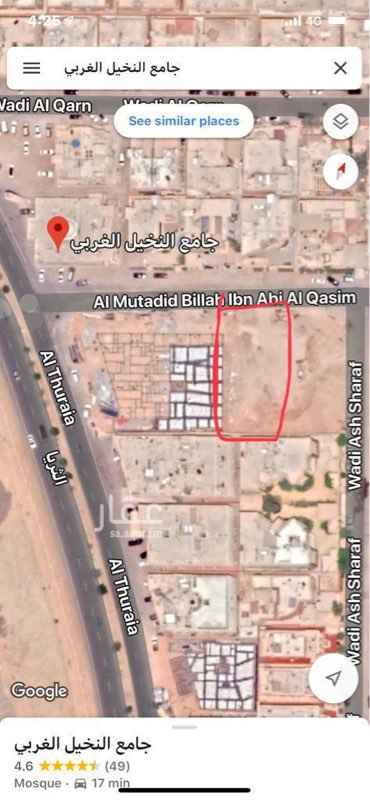 1749306 للبيع أرض بحي النخيل الغربي
المساحة ٨٠٠ م
الأطوال ٢٠م في ٤٠م
الواجهة شمالية
شارع ٢٠م
السعر حد نهائي ٣٨٠٠