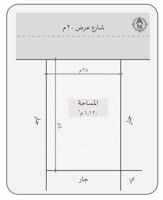 1551282 للبيع قطعه ارض ١١٢٠م
حي الفلاح
شماليه شارع ٢٠
اطوال ٢٨*٤٠
السوم ٢٥٥٠
حد ٢٦٠٠