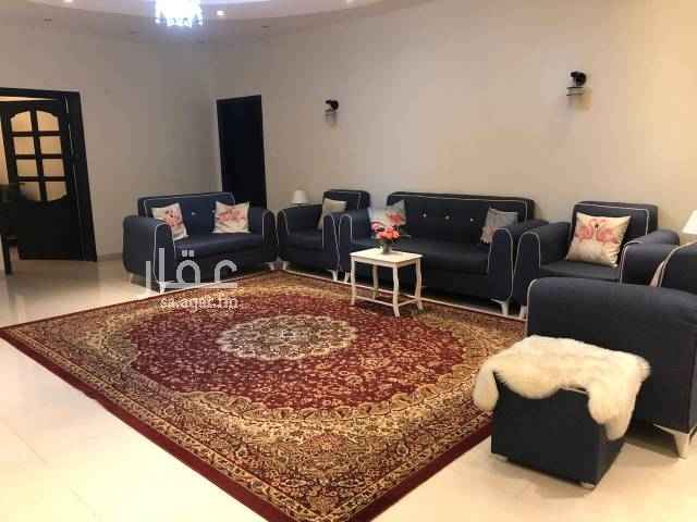 1679652 دور كامل للإيجار نظام فيلا روف مكون من مجلس رجال ٥×٨ وصاله كبيره ١٠ ×٦ وغرفة جلوس و٤ غرف نوم ومطبخ جديد راكب ٨×٥ وبها مستودع ٣×٢ و٤ دورات مياه مدخلين رجال ونساء وحوش به مظله والفيلا بنسبه كبيره تعتبر مفروشه ٦ مكيفات اسبلت و٥ مكيفات شباك كنب بالصاله وكنب بغرفة الحريم وجلسه ارضيه في مجلس الرجال ٣غرف نوم بدواليبها المطبخ جاهز وفيه ثلاجه وغاز ومصعد شغال مطلوب ٥٥ الف قابل للتفاوض
