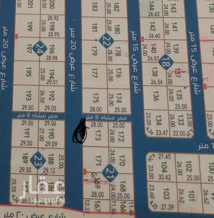 1700217 للبيع أرض في حي الدار مساحه672م جنوبي شارع 20غربي ممر 8الاطوال24في28البيع على 2800شامل الضريبه